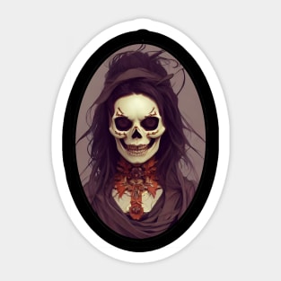 Saturnalia (Halloween) Goddess II Sticker